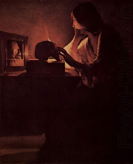 Bubende Maria Magdalena, Georges de La Tour